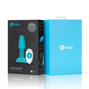 B-Vibe - Rimming Petite Remote Control Plug Blauw