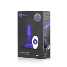 Afbeelding in Gallery-weergave laden, B-Vibe - Rimming Petite Remote Control Plug Paars
