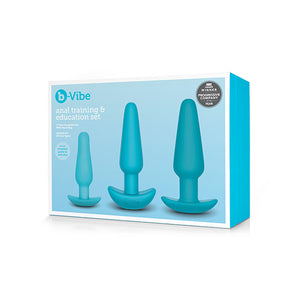 B-Vibe - Anaal Training &amp; Educatie Set Blauw