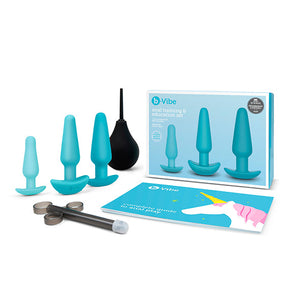 B-Vibe - Anaal Training &amp; Educatie Set Blauw