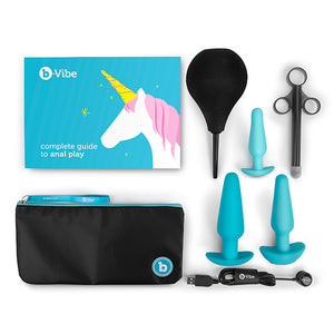 B-Vibe - Anaal Training &amp; Educatie Set Blauw