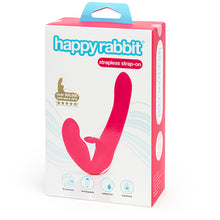 Afbeelding in Gallery-weergave laden, Happy Rabbit - Strapless Strap-On Rabbit Vibe Roze
