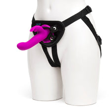 Afbeelding in Gallery-weergave laden, Happy Rabbit - Vibrating Strap-On Harness Set Paars
