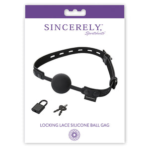 Sportsheets - Sincerely Locking Lace Silicone Ball Gag