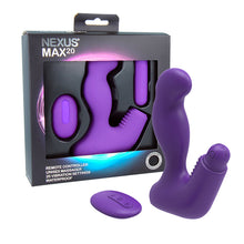 Afbeelding in Gallery-weergave laden, Nexus - Max 20 Waterproof Remote Control Unisex Massager Paars
