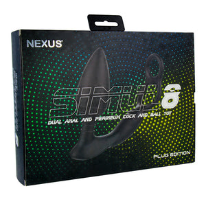 Nexus - Simul8 Plug Editie Vibrerende Dual Motor Anaal Penis &amp; Bal Speeltje