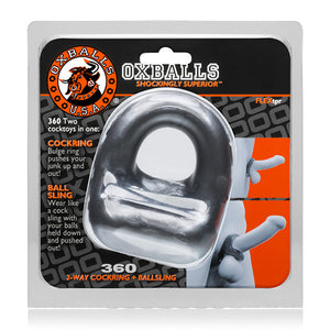 Oxballs - 360 Cockring &amp; Ballsling Grijs