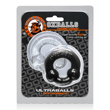 Afbeelding in Gallery-weergave laden, Oxballs - Ultraballs Cockring 2-pack Zwart &amp; Transparant
