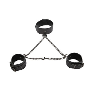 S&M - Shadow Sparkle Halsband en Boeien Set