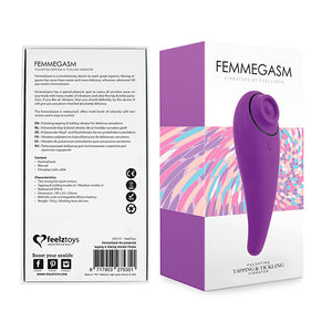 FeelzToys - FemmeGasm Tapping & Tickling Vibrator Paars