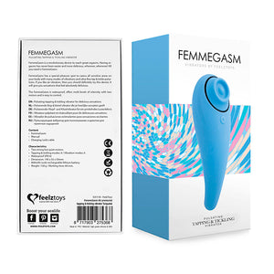 FeelzToys - FemmeGasm Tapping & Tickling Vibrator Turqoise