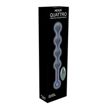 Afbeelding in Gallery-weergave laden, Nexus - Quattro Remote Control Vibrating Pleasure Beads Zwart
