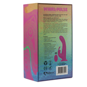 FeelzToys - Whirl-Pulse Roterende Rabbit Vibrator & Afstandsbediening Roze