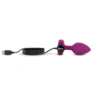 B-Vibe - Vibrerende Juwelen Plug S/M Roze