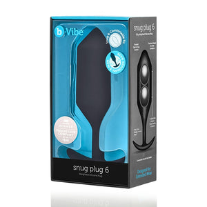 B-Vibe - Snug Butt Plug 6 Zwart