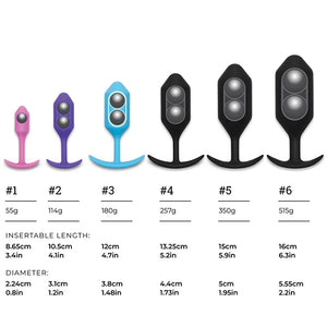 B-Vibe - Snug Butt Plug 6 Zwart