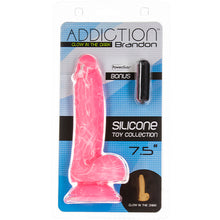 Afbeelding in Gallery-weergave laden, Addiction - Brandon 7.5 Inch Roze Glow in the Dark
