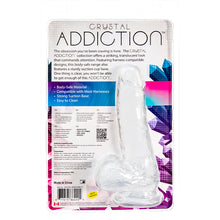 Afbeelding in Gallery-weergave laden, Addiction - Crystal Addiction 7 Inch Transparant Dong
