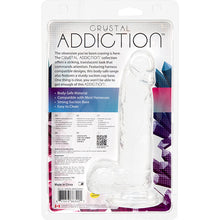 Afbeelding in Gallery-weergave laden, Addiction - Crystal Addiction 8 Inch Transparant Dong
