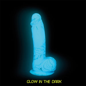 Addiction - Luke 7.5 Inch Blauw Glow in the Dark