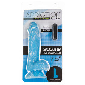 Addiction - Luke 7.5 Inch Blauw Glow in the Dark