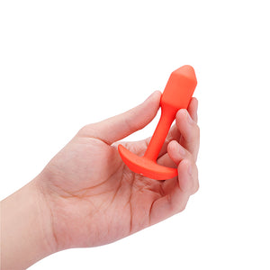 B-Vibe - Vibrerende Snug Plug 1 (S) Oranje