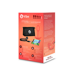 B-Vibe - Vibrerende Snug Plug 1 (S) Oranje