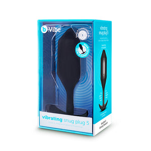 B-Vibe - Vibrerende Snug Plug 5 (XXL) Zwart