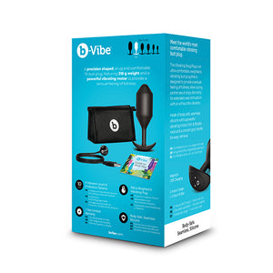 B-Vibe - Vibrerende Snug Plug 5 (XXL) Zwart