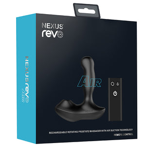 Nexus - Revo Air Remote Control Roterende Prostaat Massager met Zuigmond