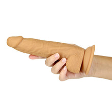 Afbeelding in Gallery-weergave laden, Naked Addiction - Dual Density Silicone Dildo Caramel 20 cm
