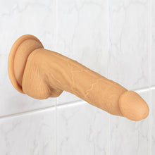 Afbeelding in Gallery-weergave laden, Naked Addiction - Dual Density Silicone Dildo Caramel 20 cm
