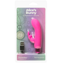 Afbeelding in Gallery-weergave laden, PowerBullet - Alice’s Bunny Vibrator 10 Standen Roze
