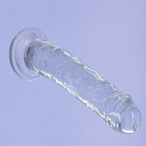 Addiction - Crystal Addiction 20 cm Vertical Clear TPE