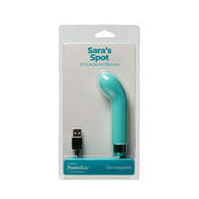 Afbeelding in Gallery-weergave laden, PowerBullet - Sara&#39;s Spot Vibrator 10 Function Teal
