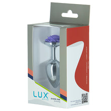 Afbeelding in Gallery-weergave laden, Lux Active - Metalen Butt Plug Purple Rose
