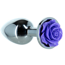 Afbeelding in Gallery-weergave laden, Lux Active - Metalen Butt Plug Purple Rose
