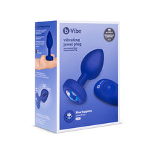 Afbeelding in Gallery-weergave laden, B-Vibe - Vibrating Jewel Plug L/XL Navy
