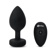 Afbeelding in Gallery-weergave laden, B-Vibe - Vibrating Jewel Plug XXL Black
