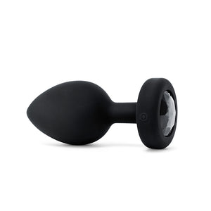 B-Vibe - Vibrating Jewel Plug XXL Black