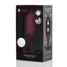 Afbeelding in Gallery-weergave laden, B-Vibe - Snug Plug 5 Dark Red
