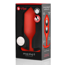 Afbeelding in Gallery-weergave laden, B-Vibe - Snug Plug 6 Red
