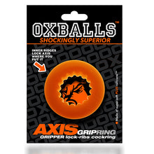 Afbeelding in Gallery-weergave laden, Oxballs - Axis Rib Griphold Cockring Orange Ice
