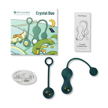 Afbeelding in Gallery-weergave laden, Magic Motion - Crystal Duo Smart Kegel Vibrator with Weight Set
