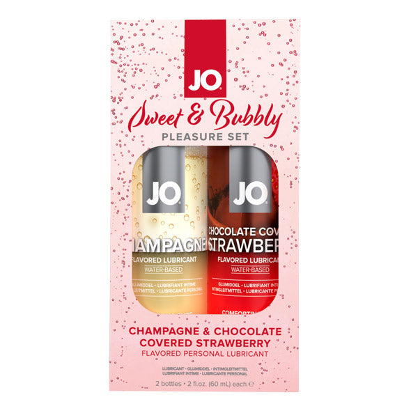 System JO - Sweet & Bubbly Set Champagne & Chocolate Covered Strawberry