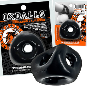 Oxballs - Tri-Sport XL Thicker 3-Ring Sling Zwart