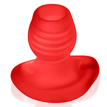 Afbeelding in Gallery-weergave laden, Oxballs - Glowhole-1 Hollow Buttplug with Led Insert Red Morph Small
