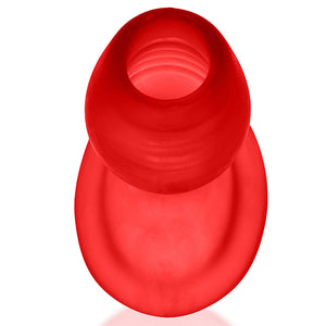 Oxballs - Glowhole-1 Hollow Buttplug with Led Insert Red Morph Small