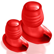 Afbeelding in Gallery-weergave laden, Oxballs - Glowhole-1 Hollow Buttplug with Led Insert Red Morph Small
