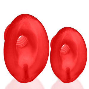 Oxballs - Glowhole-1 Hollow Buttplug with Led Insert Red Morph Small